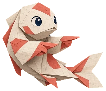 Koi curled, gesturing